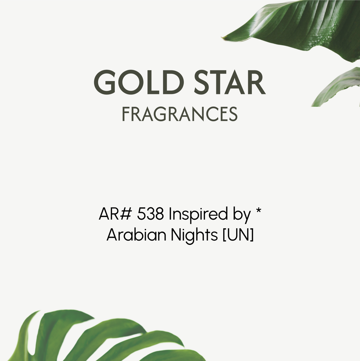 Inspired by Arabian Nights fragrance oil