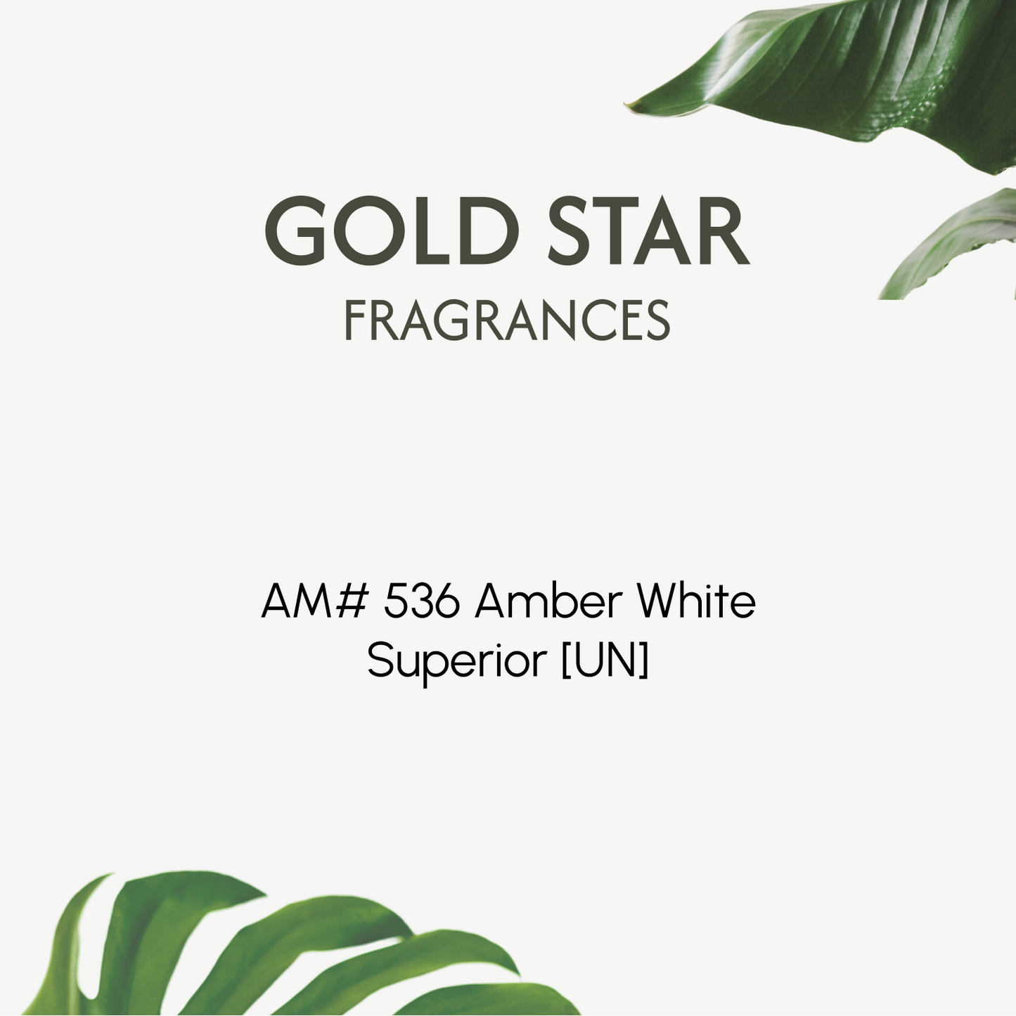 Amber White Superior fragrance oil bottle