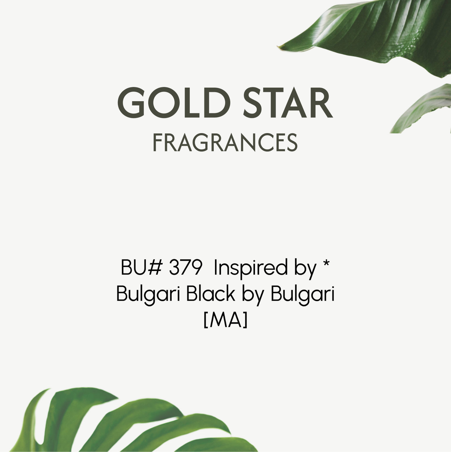 Inspired by Bvlgari Black fragrance oil