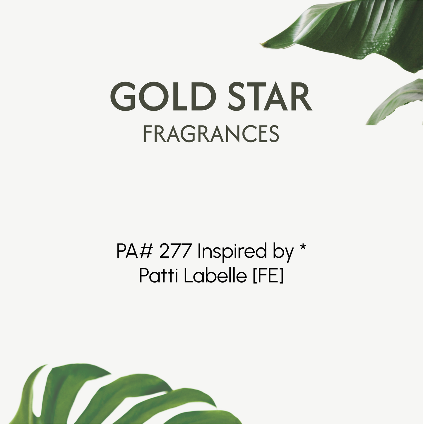 Inspired by Patti LaBelle fragrance oil