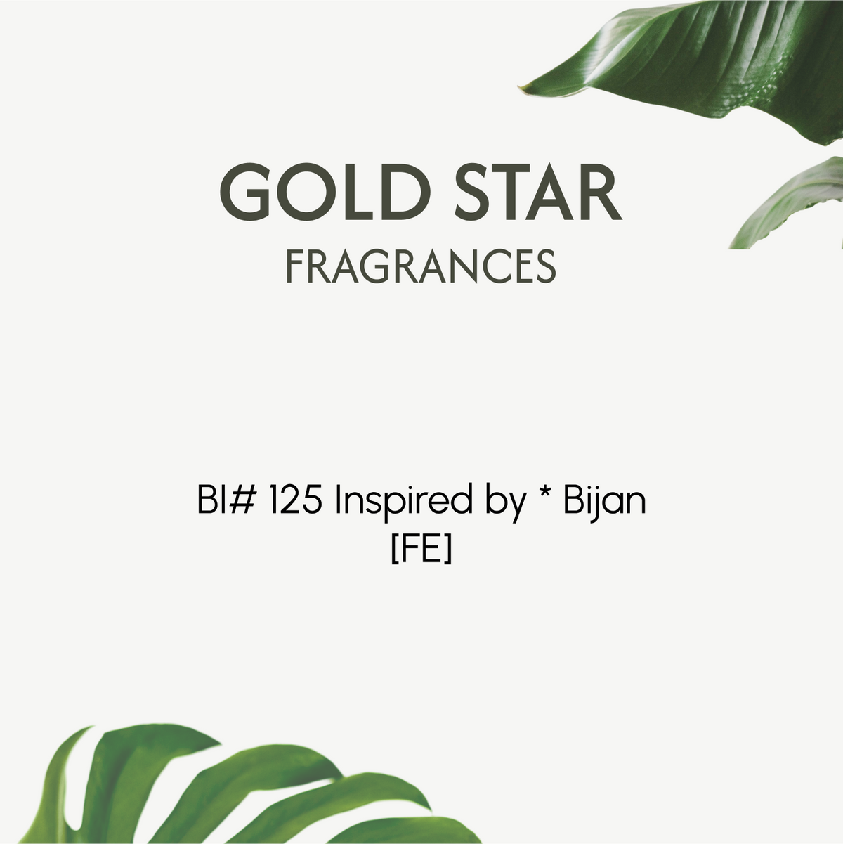 Inspired by Bijan fragrance oil