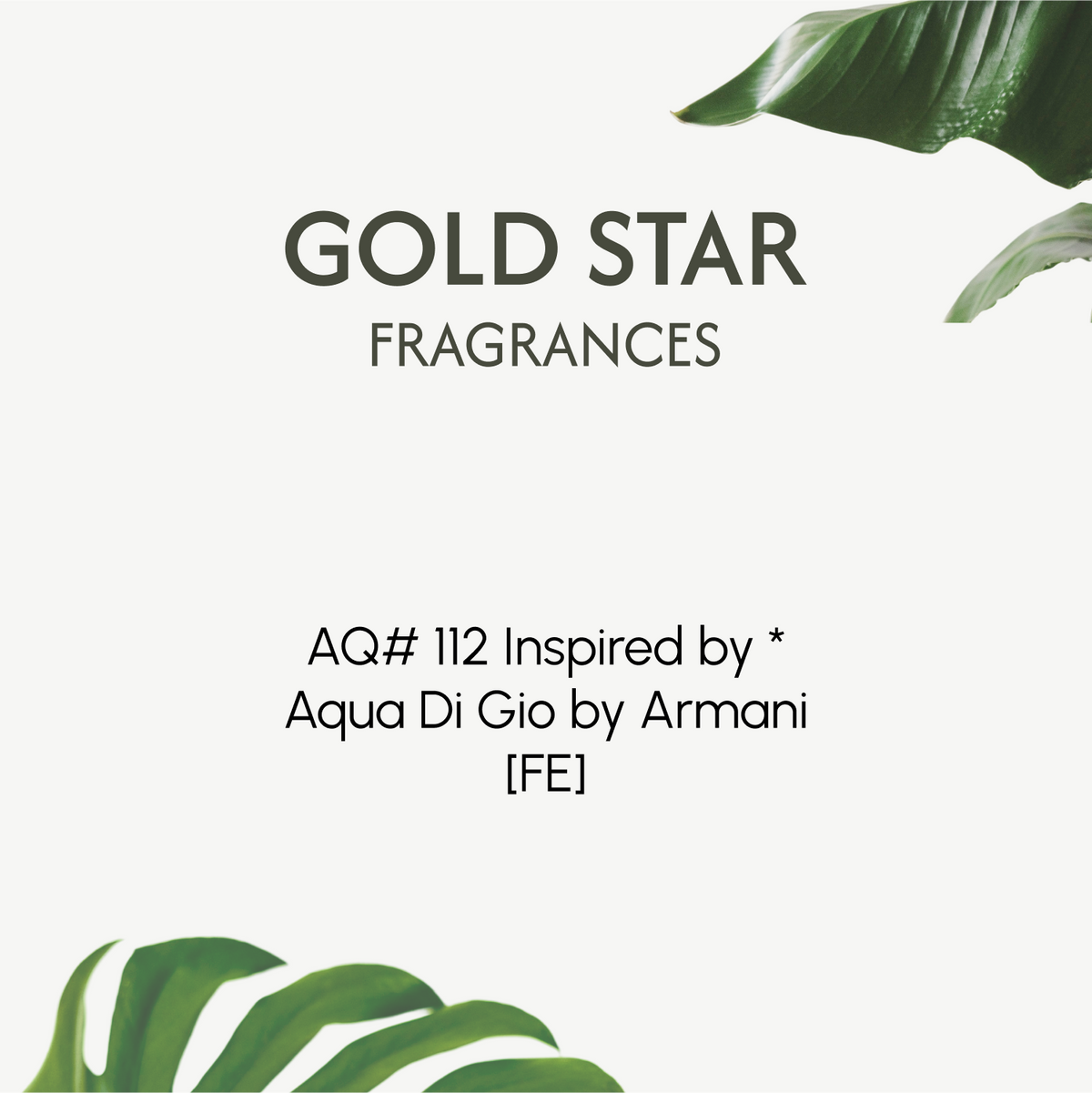 Inspired by Aqua Di Gio fragrance oil