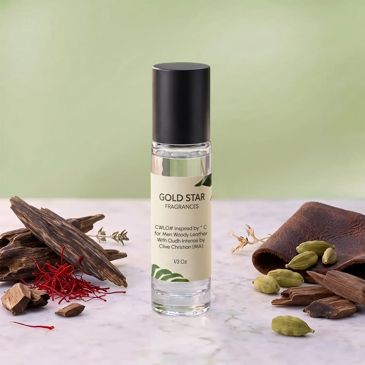 CWLO# Inspired by * C for Men Woody Leather With Oudh Intense by Clive Christian [MA]