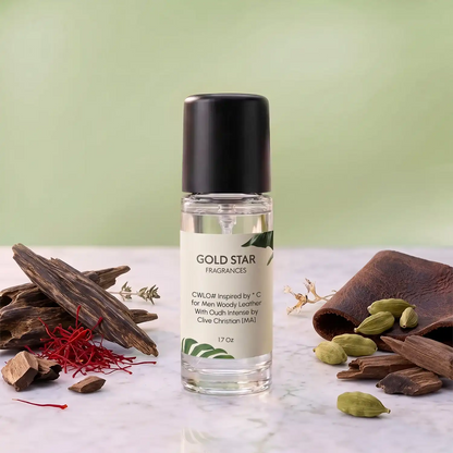 CWLO# Inspired by * C for Men Woody Leather With Oudh Intense by Clive Christian [MA]