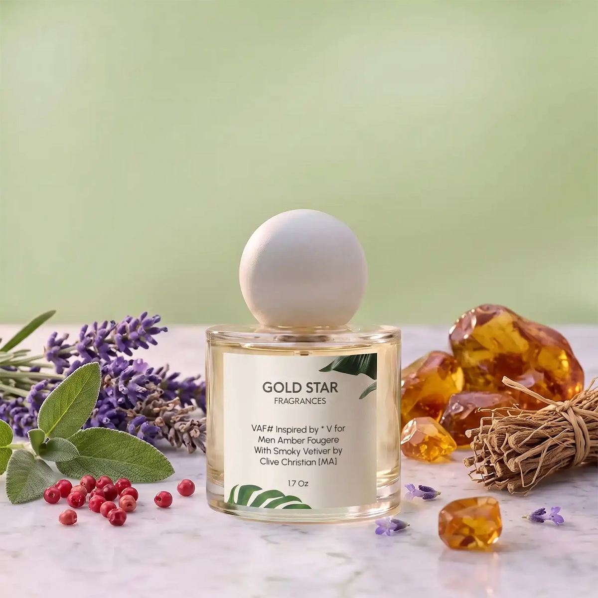 VAF# Inspired by * V for Men Amber Fougere With Smoky Vetiver by Clive Christian [MA]