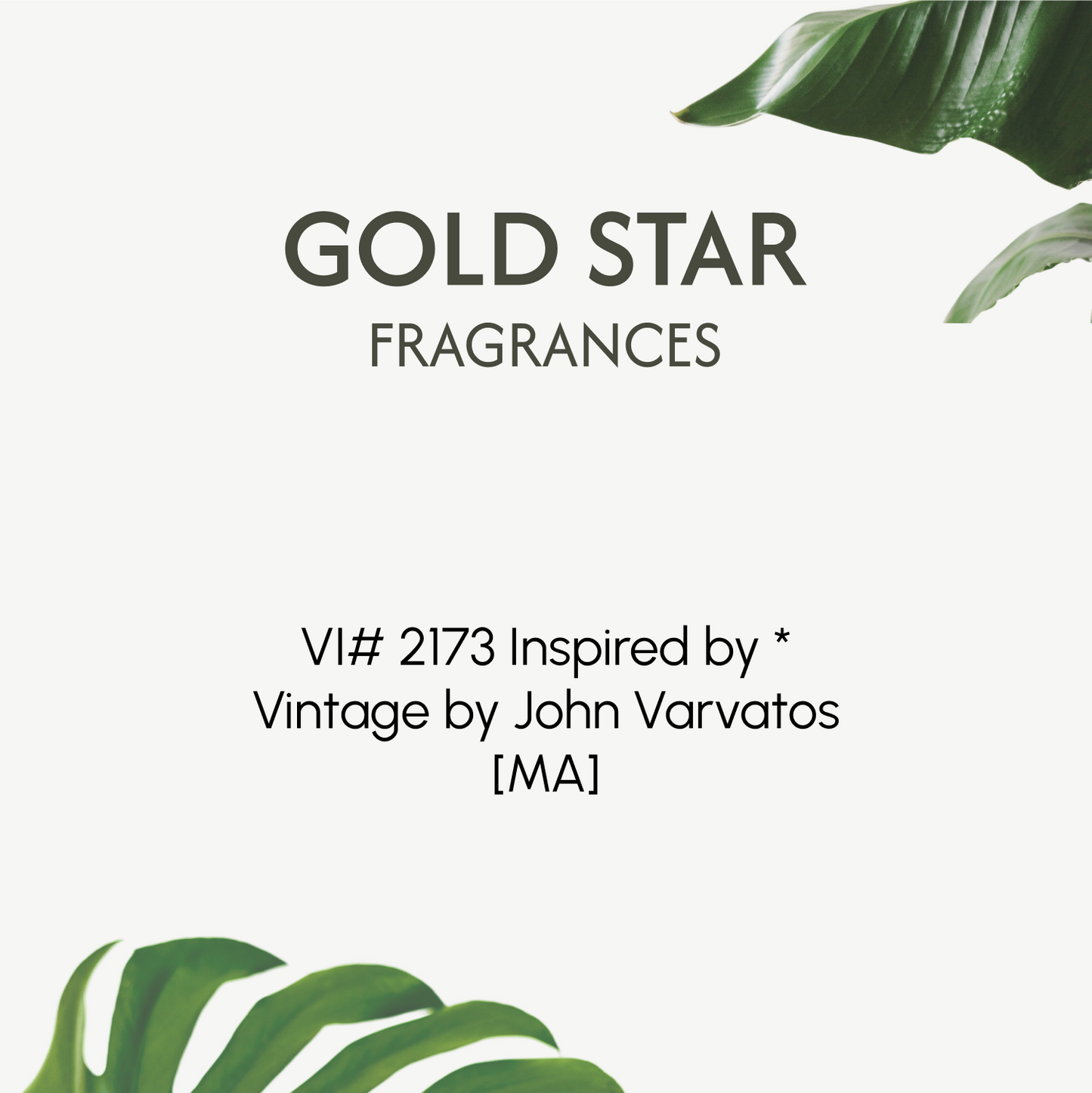 VI# 2173 Inspired by * Vintage by John Varvatos [MA]