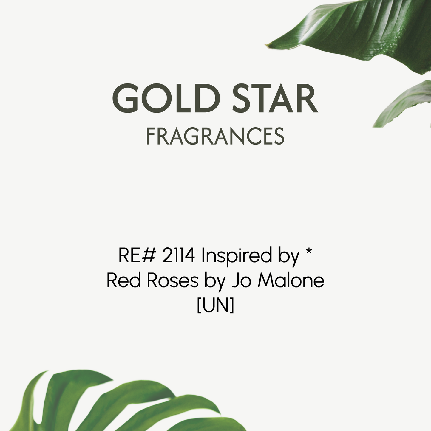 RE# 2114 Inspired by *  Red Roses by Jo Malone [UN]