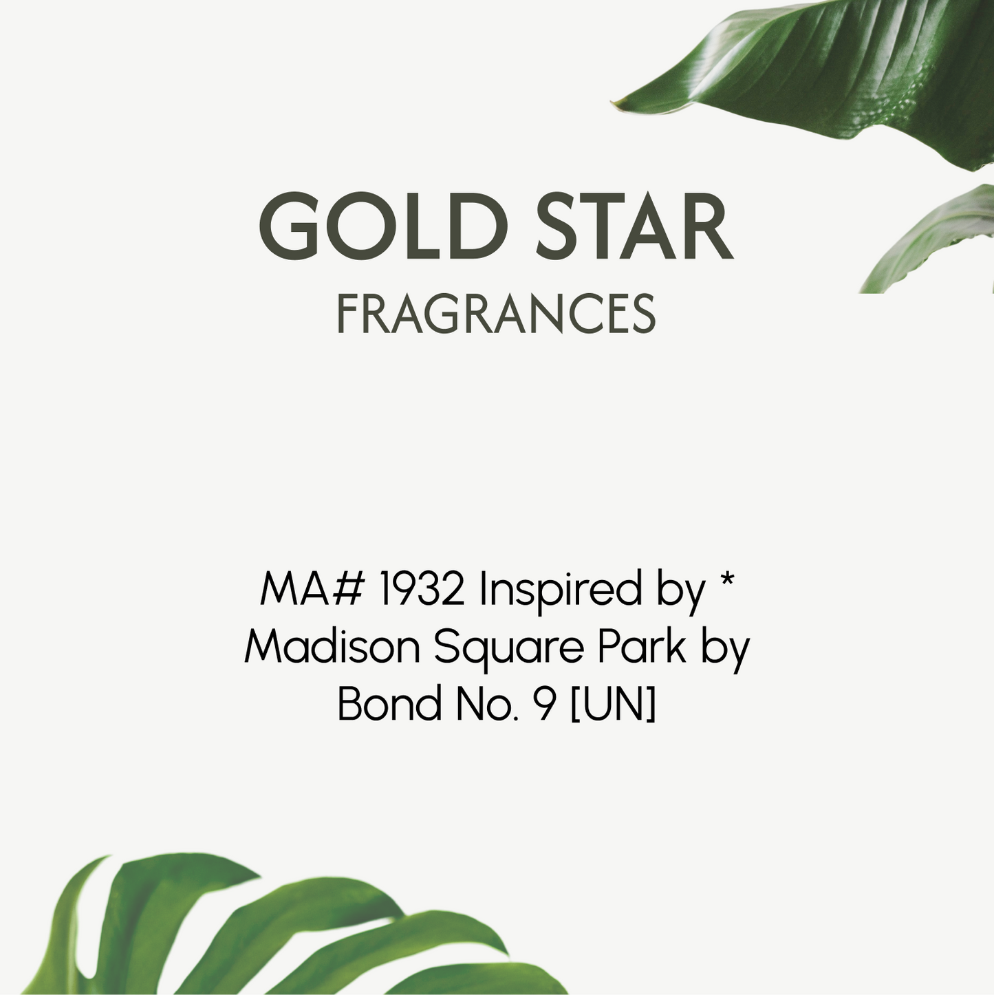 MA# 1932 Inspired by * Madison Square Park by Bond No. 9 [UN]