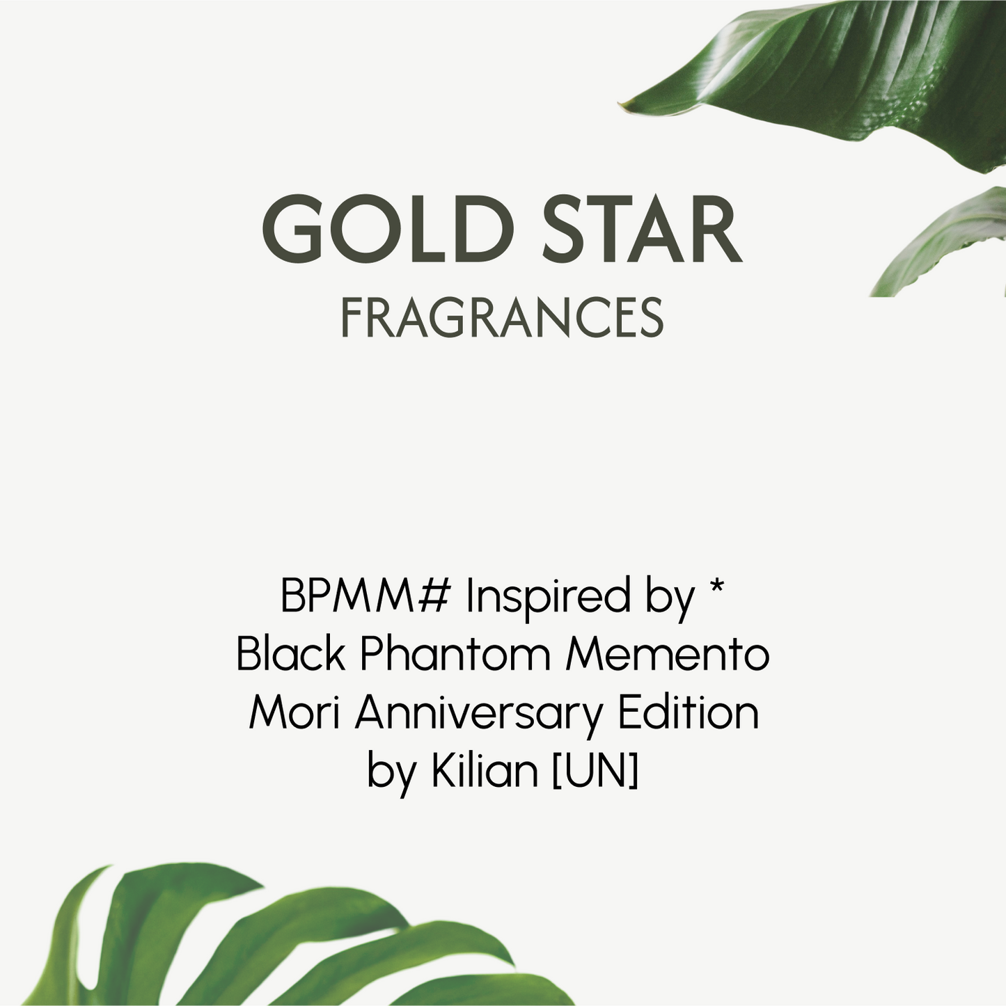 BPMM# Inspired by * Black Phantom Memento Mori Anniversary Edition by Kilian [UN] **ONLINE ONLY**