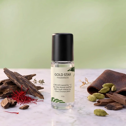 CWLO# Inspired by * C for Men Woody Leather With Oudh Intense by Clive Christian [MA]