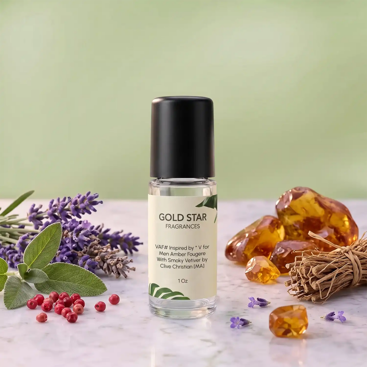 VAF# Inspired by * V for Men Amber Fougere With Smoky Vetiver by Clive Christian [MA]