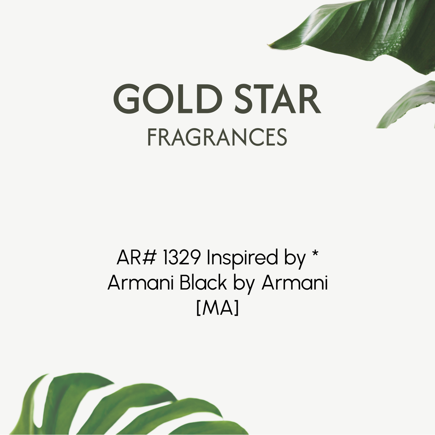 AR# 1329 Inspired by * Armani Black by Armani [MA]