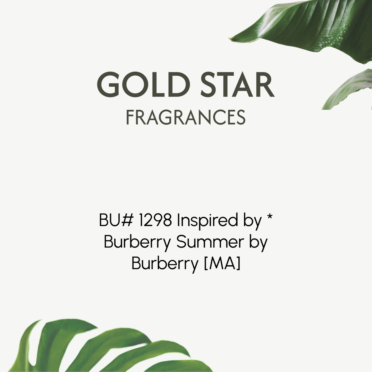 BU# 1298 Inspired by * Burberry Summer by Burberry [MA]