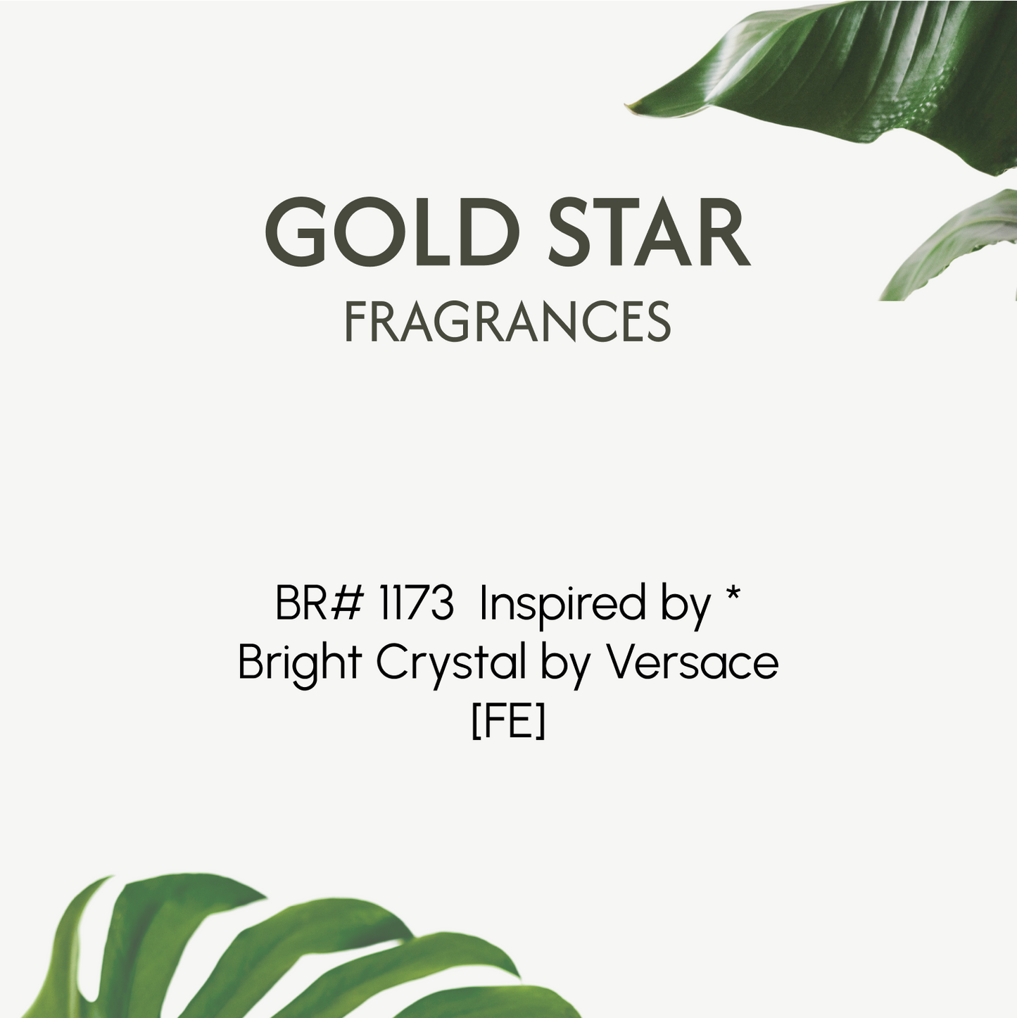 BR# 1173  Inspired by *  Bright Crystal by Versace [FE]