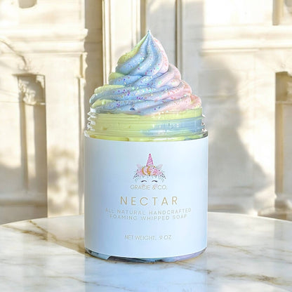 Creamy Shea Butter Whipped Soap/Moisturizing Shaving Cream: Watermelon Sugar / Standard