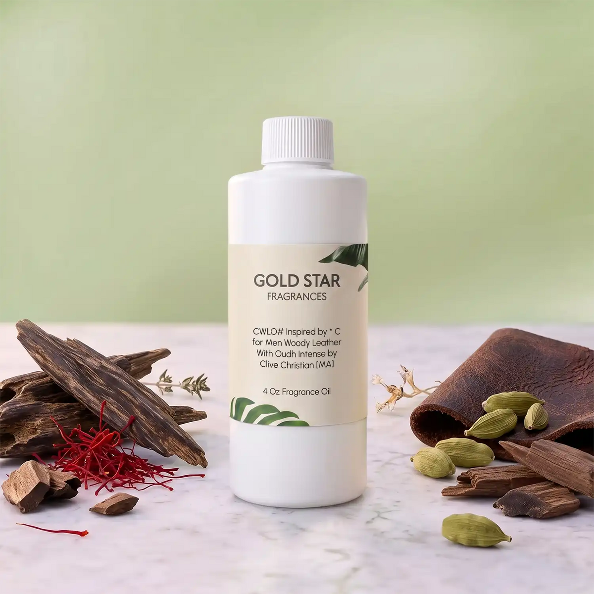 CWLO# Inspired by * C for Men Woody Leather With Oudh Intense by Clive Christian [MA]