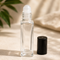 1/4 Oz Square Glass Roll-On Bottle