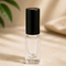1 Dram Square Glass Bottle with Black Cap