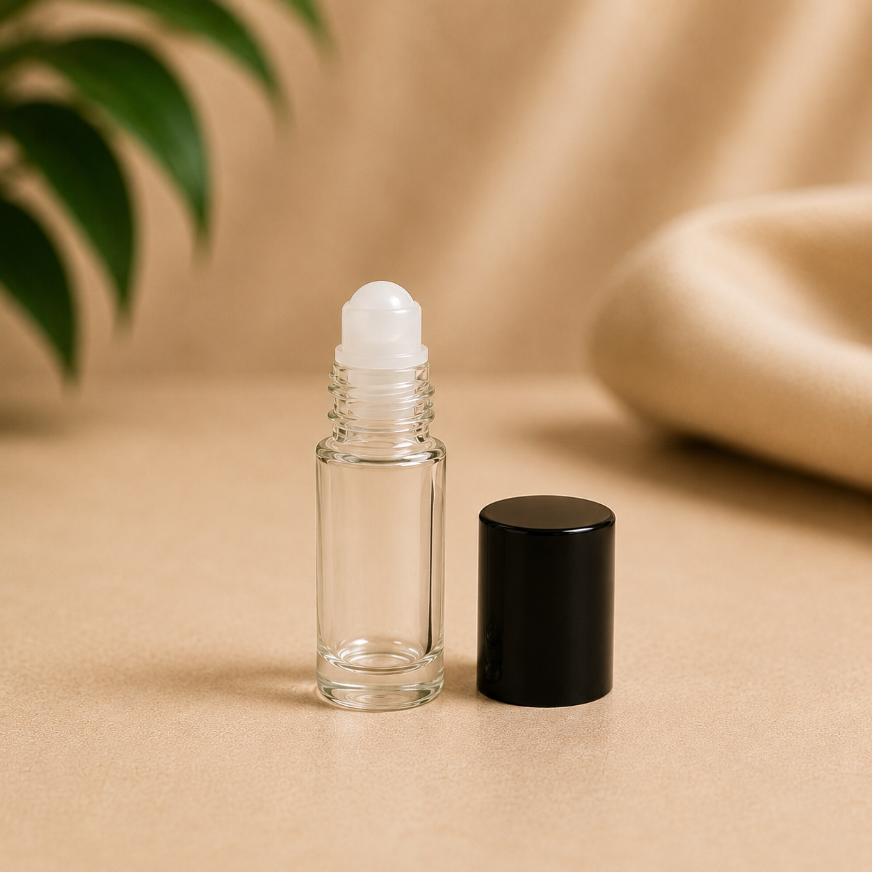 1 Dram Slim Glass Roll-On Bottle
