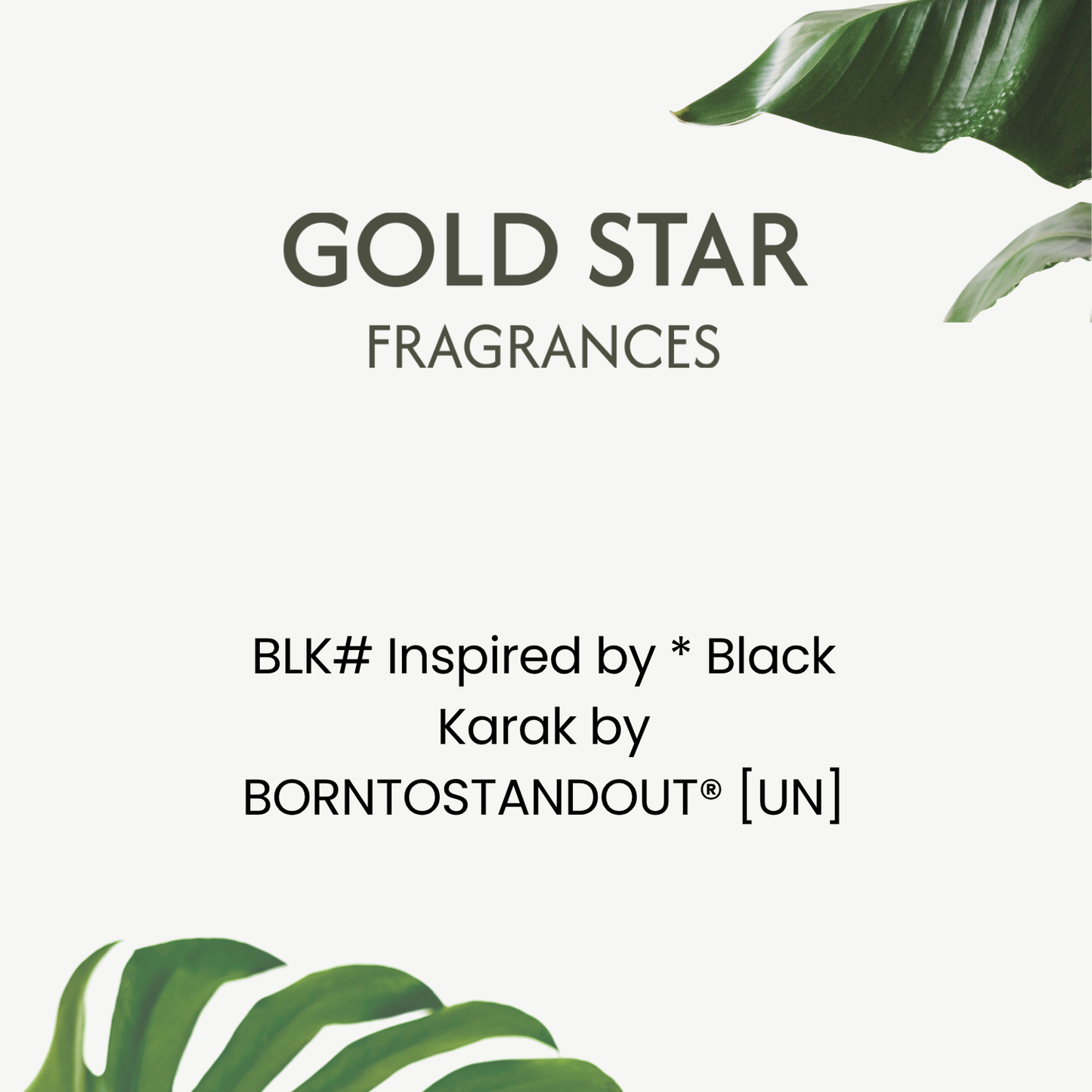 BLK# Inspired by * Black Karak by BORNTOSTANDOUT® [UN]