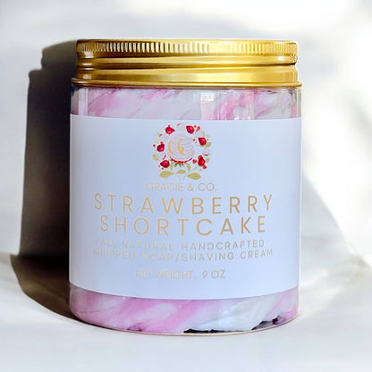 Creamy Shea Butter Whipped Soap/Moisturizing Shaving Cream: Champagne Kisses / Standard