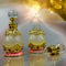 Middle Eastern 1/4 Oz Pink and Gold Floral Dipstick Bottle